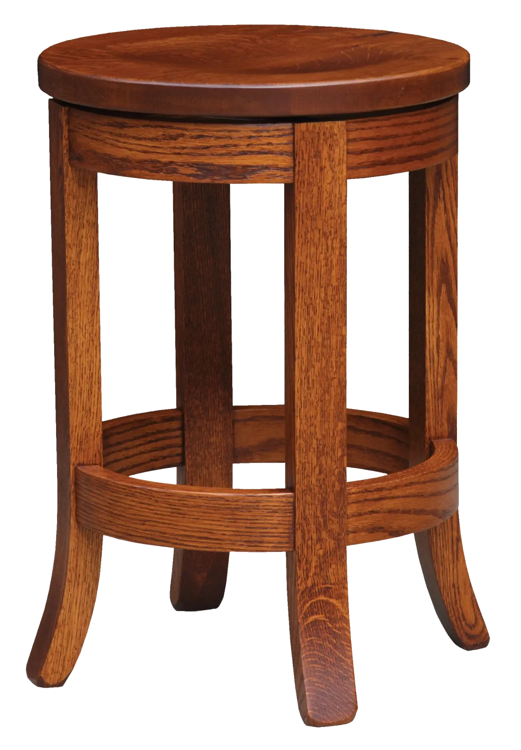 Amish Barrel Round Stool