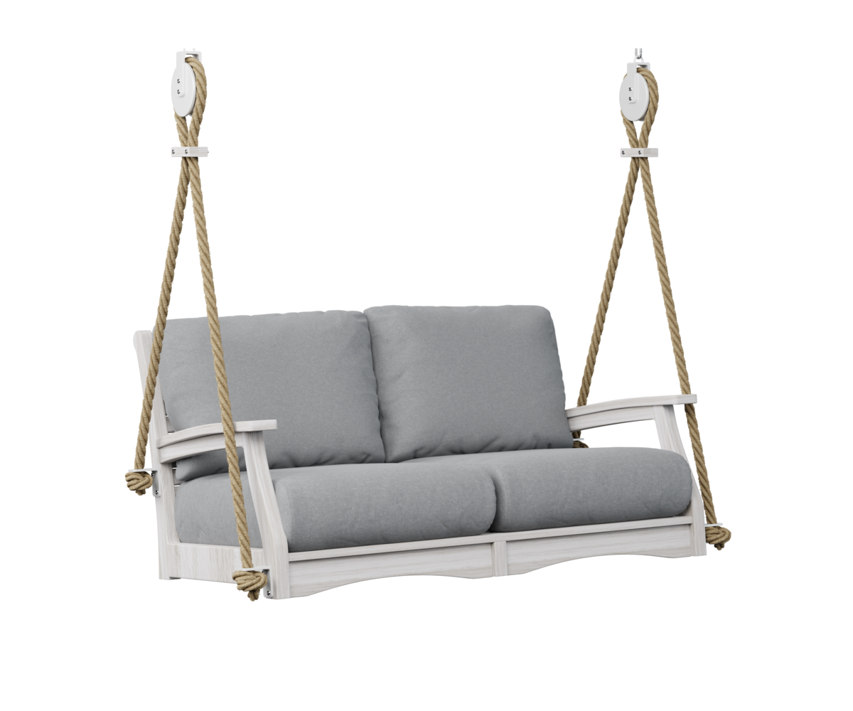 Loveseat swing with rope chain