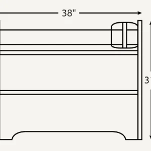 Amish Economy Two-Drawer File Cabinet