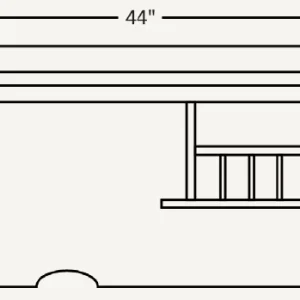 Amish Economy 32″Bookcase