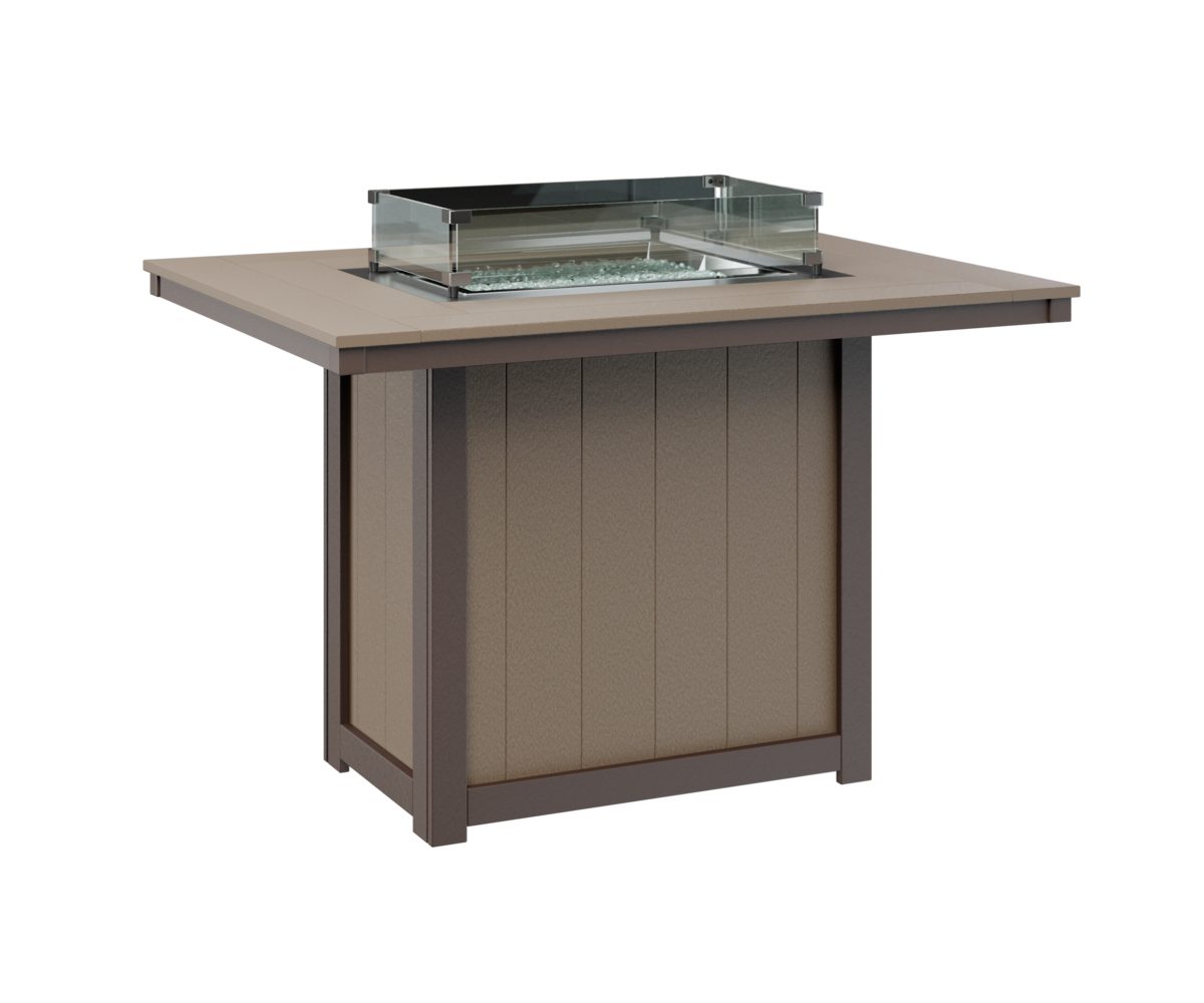 Donoma 42" X 54" Rectangular Counter Fire Table by Berlin Gardens - 191-DRFT4254C