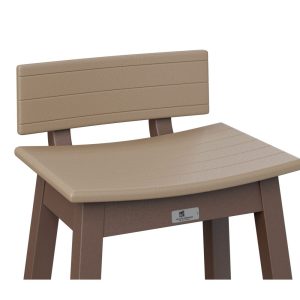 Saddle Bar Stool by Berlin Gardens