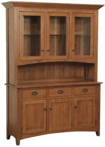Amish Sara Ann 2 Door Hutch, Top Only