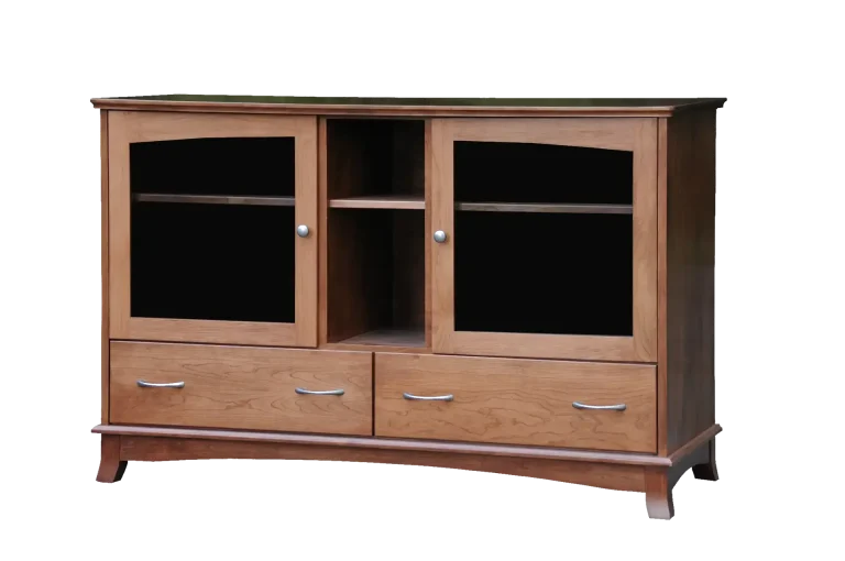 Amish Crescent 60″ Plasma TV Stand