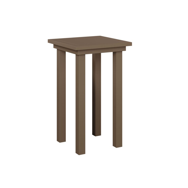 Vida Aluminum End Table Bar Height by Berlin Gardens