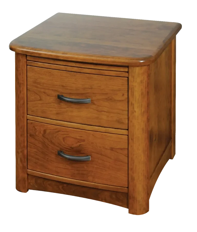 Amish Meridian Nightstand with 2 Drawer
