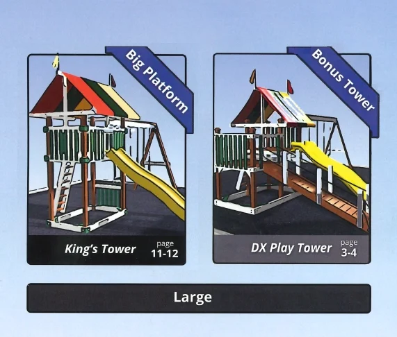 Spacious Playsets