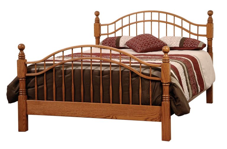 Amish Laurel Victorian Bed