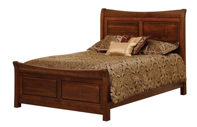 Amish Wilkshire Bevel Panel Bed