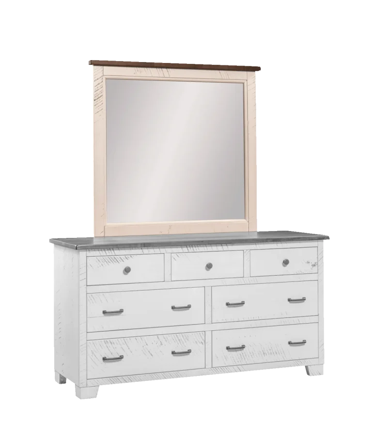Amish Easy Tymes Double Dresser Mirror Only