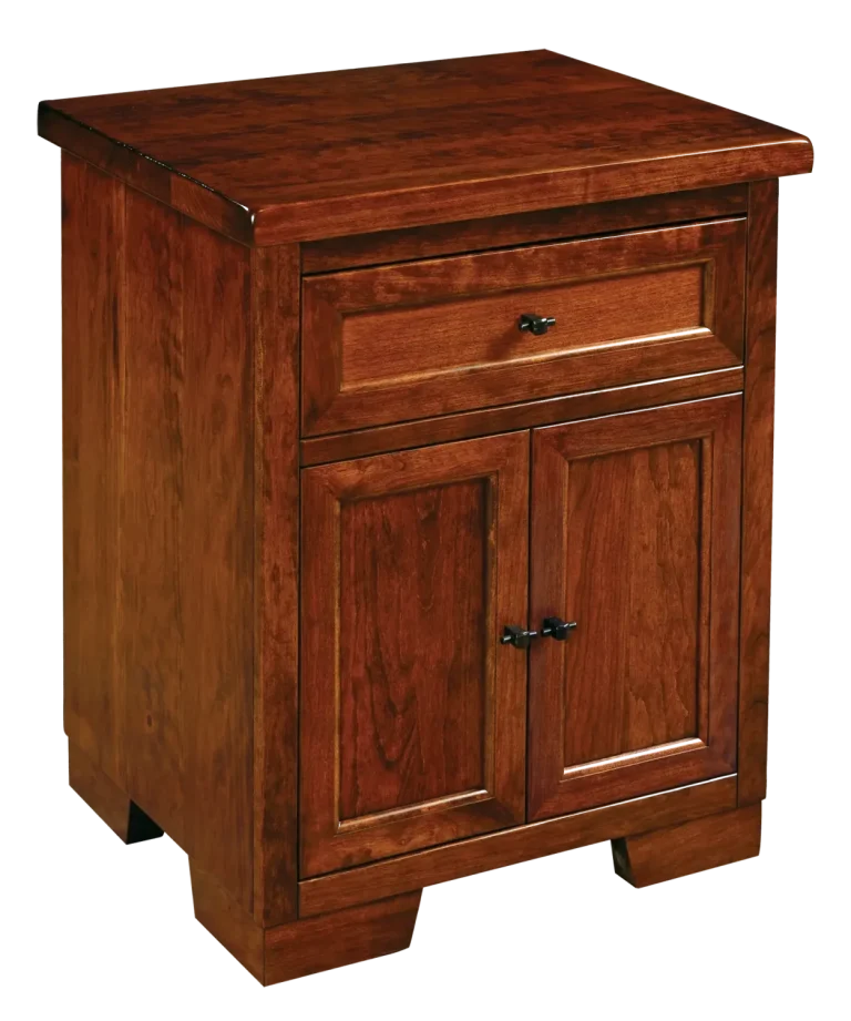 Amish Farmhouse 1 Drawer 2 Door Nightstand