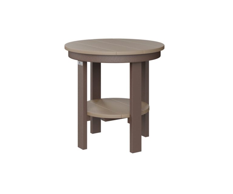 Round End Table Dining Height by Berlin Gardens