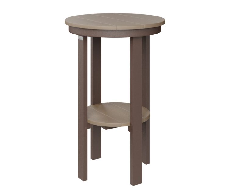 Round End Table Bar Height by Berlin Gardens