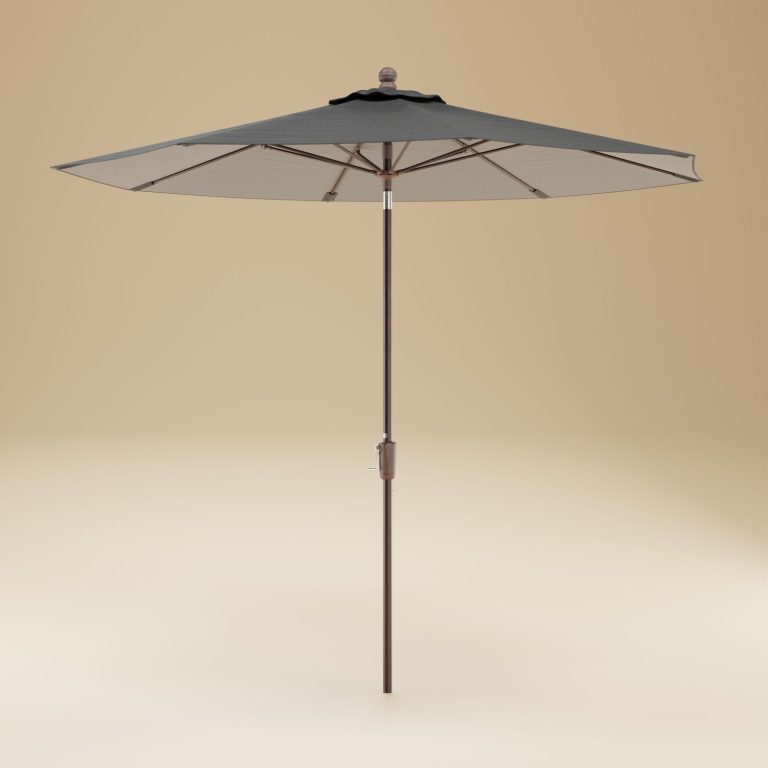 9′ Umbrella Fiberglass/Auto by Berlin Gardens