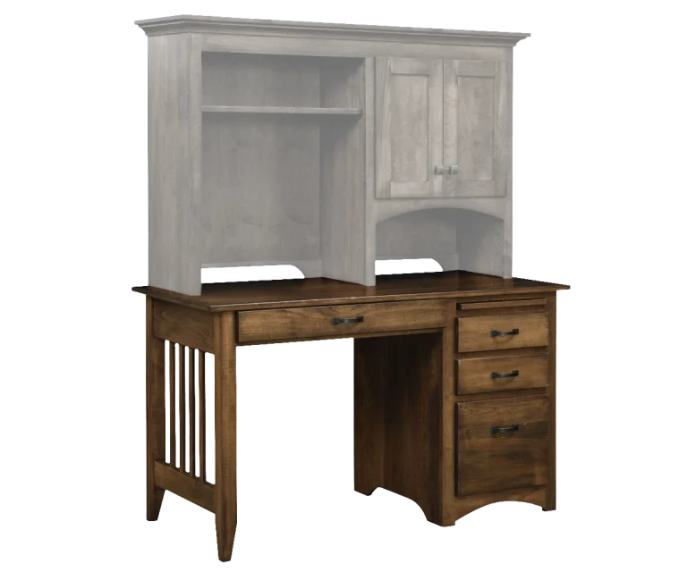 Amish Mission Single Ped Desk
