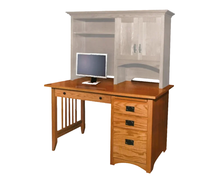 Amish Mission Single Ped Desk