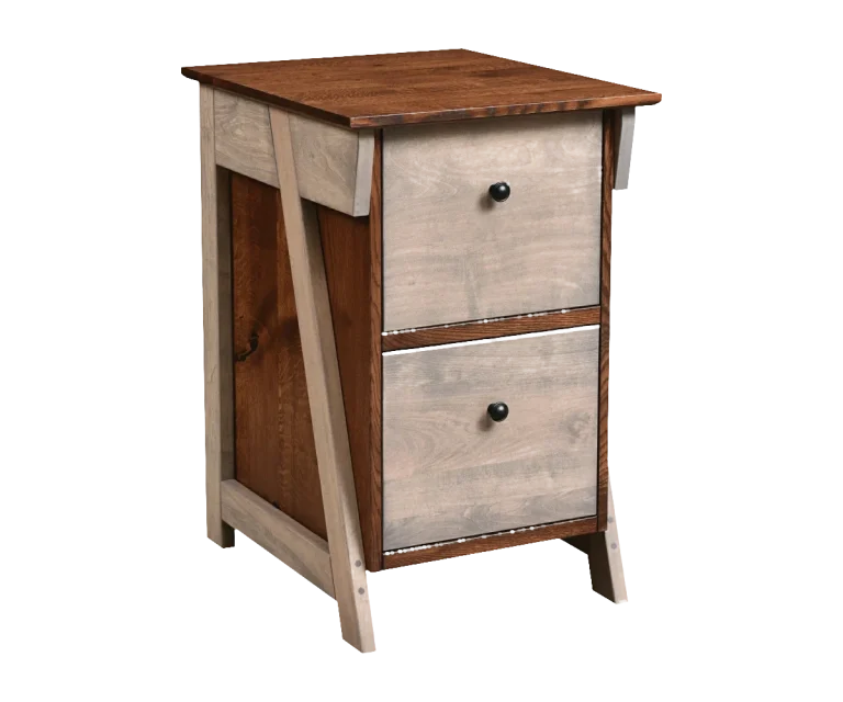 Amish Timberline 2 Drawer File Cabinet