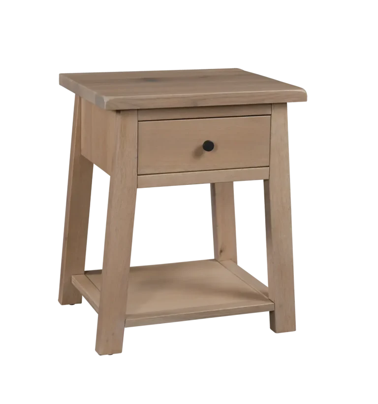 Amish Chloe 1 Drawer Nightstand with Shelf