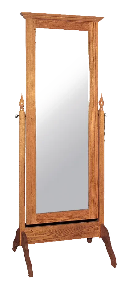 Amish Shaker Cheval Mirror