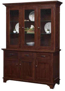 Amish Arlington 4 Door Hutch, Base Only