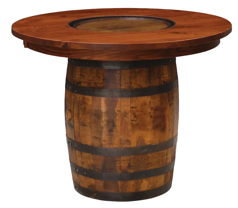 Amish Barrel Table – 54″ Round