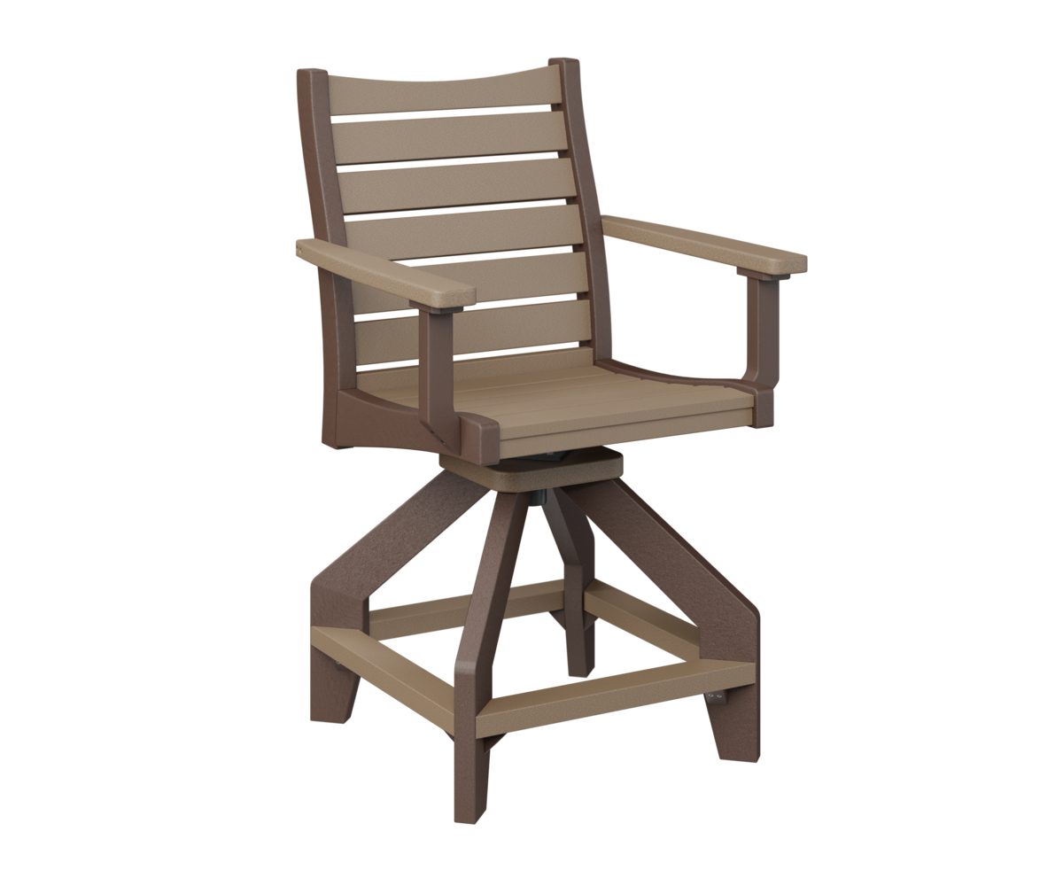 Bristol Swivel Counter Chair by Berlin Gardens