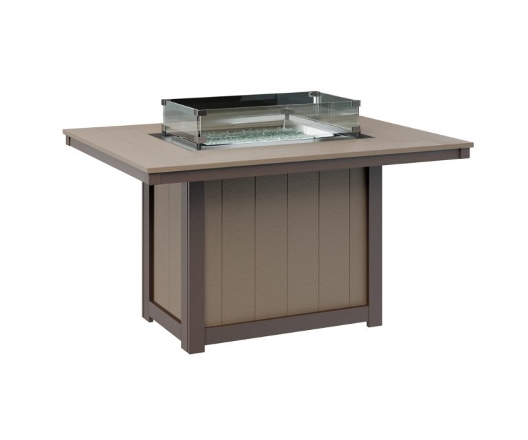 Donoma 42″ X 54″ Rectangular Dining Fire Table by Berlin Gardens