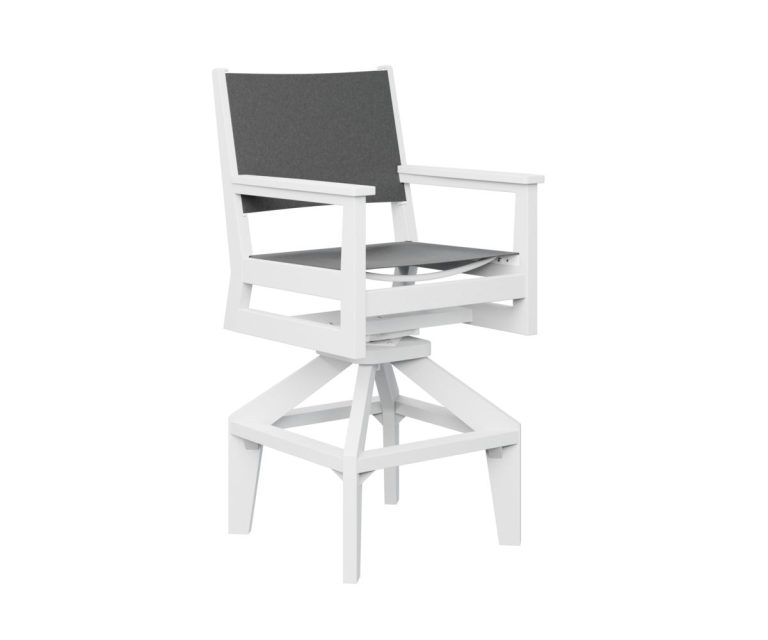 Mayhew Sling Swivel Bar Chair by Berlin Gardens
