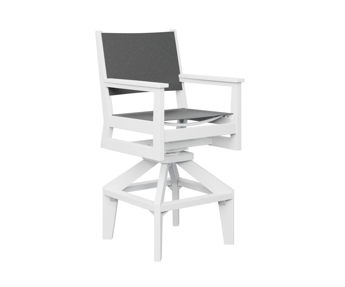 Mayhew Sling Swivel Bar Chair by Berlin Gardens