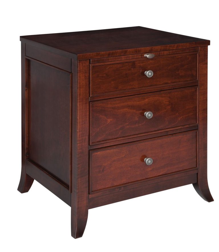 Amish Kingston Nightstand with 3 Drawers