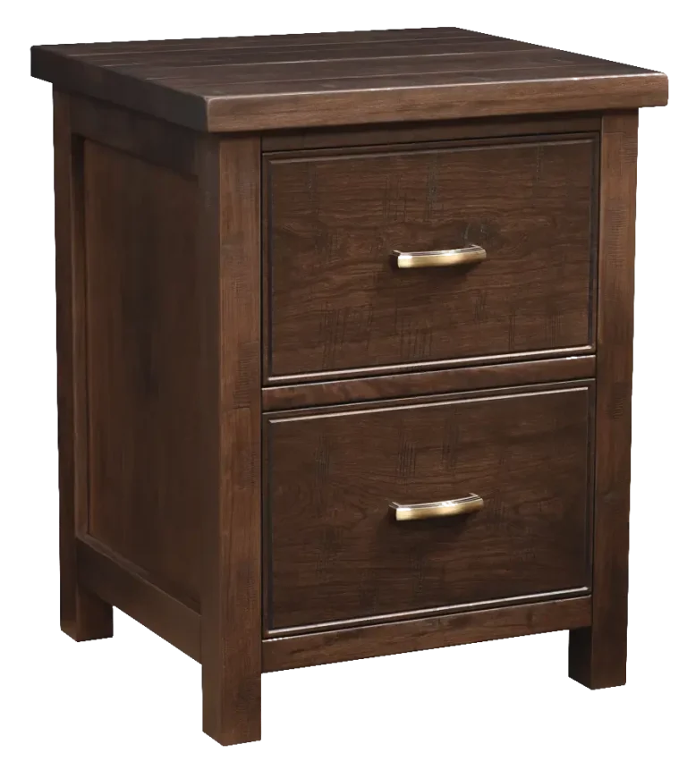 Amish Timbermill 2 Drawer Nightstand