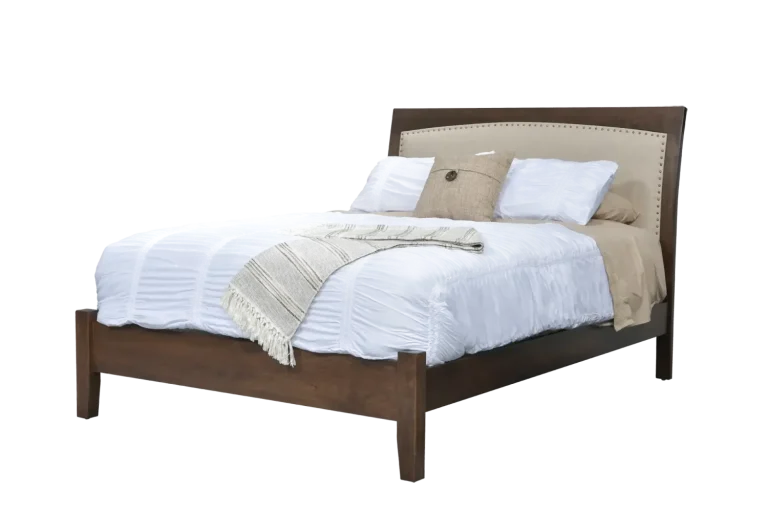 Amish Kingston Fabric Panel Bed