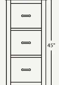 Amish Wakefield Hutch Top