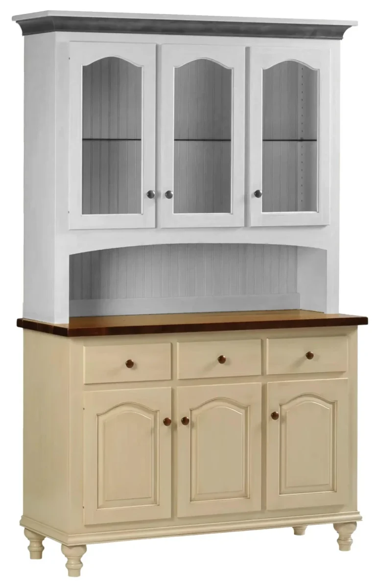 Amish Addison 4 Door Hutch, Base Only
