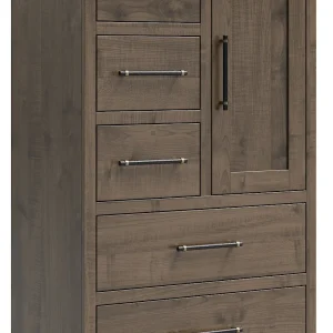 Amish Santorini Solid Hardwood Bedroom Door Chest