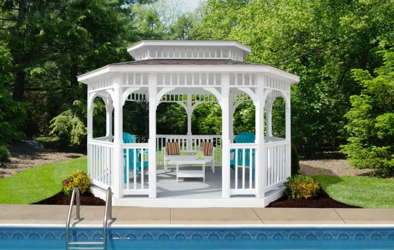 Belmont Vinyl Oblong Gazebo from Berlin Gardens
