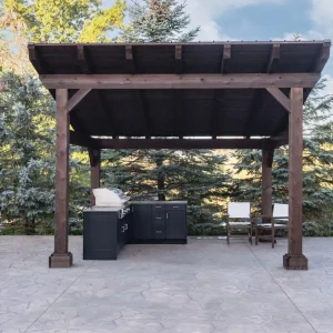 Norwood Rough Sawn Wood Pavilion from Berlin Gardens