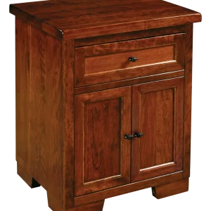 Amish Farmhouse 1 Drawer 2 Door Nightstand