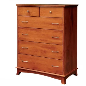 Amish Crescent 6 Drawer Chest