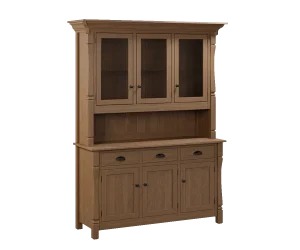 Amish Ashville 2 Door Hutch, Base Only