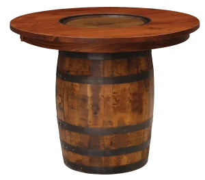 Amish Barrel Table - 42" Round