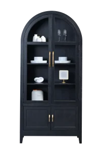 Amish Durham Solid Hardwood Display Cabinet