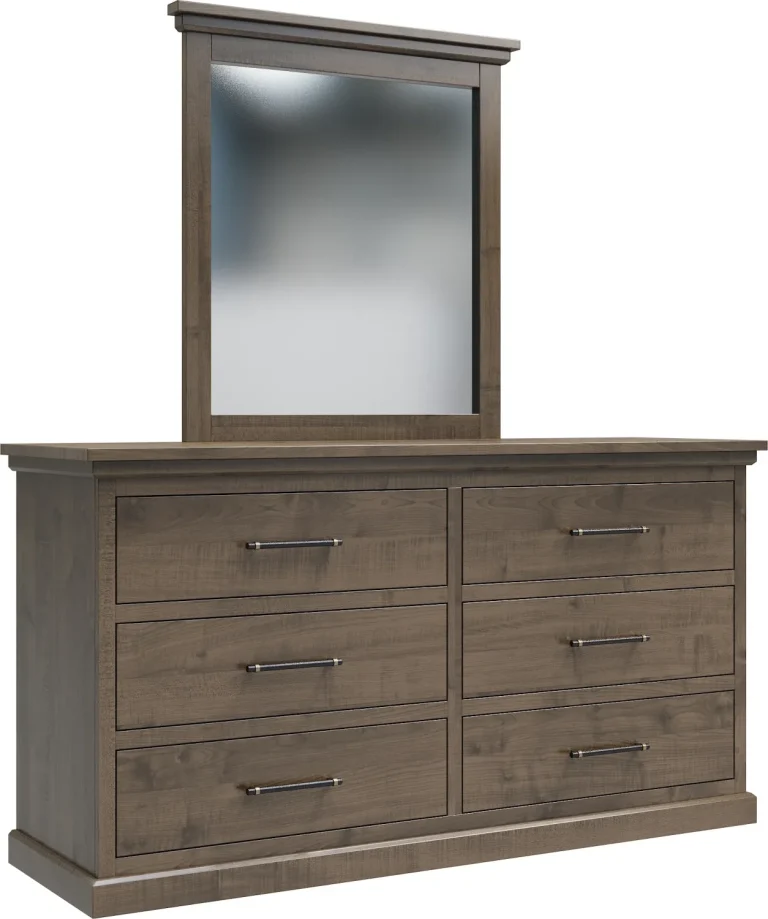Amish Santorini Solid Hardwood Bedroom 6-Drawer Dresser Only