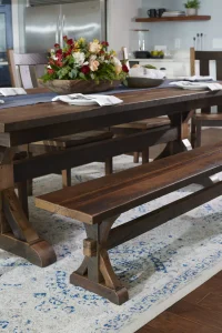 Amish Bristol Solid Hardwood Dining Bench