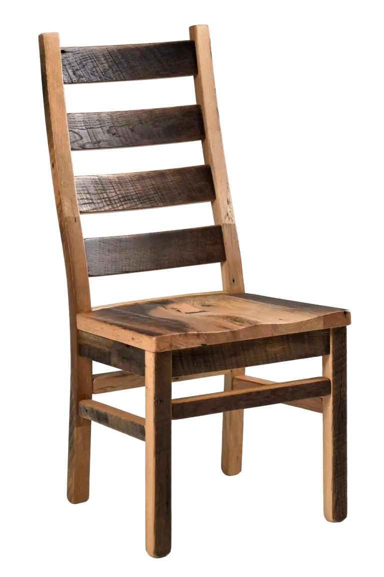 Amish Ladderback Solid Hardwood Dining Side Chair