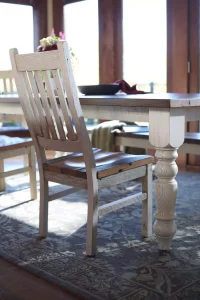 Amish Farmhouse Solid Hardwood Dining Side Chair