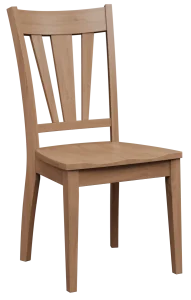 Amish Dayton Solid Hardwood Dining Side Chair