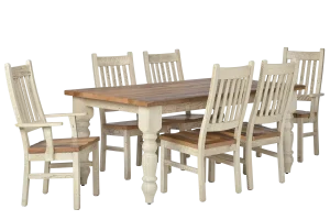 Amish Farmhouse Solid Hardwood Dining Table