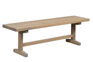 Amish Provence Solid Hardwood Dining Bench