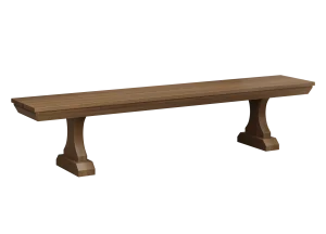 Amish Santorini Solid Hardwood Dining Bench